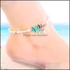 Bangle Bracelets Jewelry S349 Fashion Shell Anklet Chain Starfish Charms charms charms charelet ankle anklets beach stains drop drop