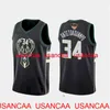 Giannis masculino Antetokounmpo 2021 Finals Jersey costurou camisas de basquete baratas S, M, L, XL, XXL