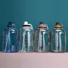 2,2 l Sportwasserflasche mit großem Fassungsvermögen für Outdoor-Wandern und Klettern, ein kostenloser tragbarer transparenter Fitness-Fitness-Wasserkocher 0322