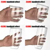 Tasse en verre isolée Double couche Gobelets anti-brûlures Tasse de boisson au lait de café anti-froid Couvercle en bambou Verres transparents Cadeau