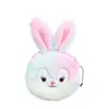 NewChildren's Gift Mochila Cartoon Cute Bunny Crianças Brinquedo Moeda Moeda Menina Fone de Ouvido Saco de Armazenamento RRF12488