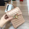 2022 Evening Bags New Jelly Pvc Mobile Phone Chain, Mini Square Small Bag, Zero Wallet