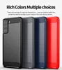 1.5MM Carbon Fiber Texture Slim Armor Brushed TPU CASE COVER FOR Samsung Galaxy S21 S21+ S21 ULTRA S30 ULTRA 100pcs/lot