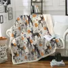 Dekens Herfst Winter Amerikaanse Haarloze Terrier Cozy Premium Fleece Deken 3D Gedrukt Sherpa op Bed Thuis Textiel