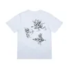 Moda Goblin Imprimir Algodão Mangas Curtas Casais de Branco Preto Camiseta Mens Top T-Shirt Casual Mulheres Camiseta X Printing Summer Tops