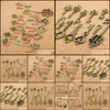 Arts And Arts, Crafts Gifts Home & Gardenwholesale- 13 Assorted Antique Old Look Bronze Pendants Vintage Key Collectibles Good Gift1 Drop De