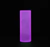 Sublimation DIY Water Bottle STRAIGHT Tumblers 20oz Glow In The Dark Tumbler With Luminous Paint Luminescent Magic Skinny Cup