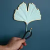 Hooks Rails Wall Coat Rack Clothes Hanger Home Decoration Accessories For Hanging Blue Leaves/Golden Leaves StorageHooks