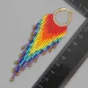 GO2BOHO Zroszony Kolczyk Biżuteria 2021 Trend Native Style Duży Tassel Pierścienie Ucha Kobiety Czeski Miyuki Hoop Kolregi Pendientes