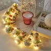 Cordes 4M guirlande lumineuse de noël LED guirlandes lumineuses à piles mariage vacances extérieur chambre guirlande décoration