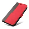 Flip Portefeuille Lederen Cases voor één Plus 1+ Nord CE 5G N200 N2 Sony Xperia 10 III Xiaomi 11 Lite Ultra Poco M3 Pro Contrast Kleur Hybrid Credit ID Card Slot Houder Boek Cover