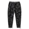 Ly Designer Fashion Men Jeans Military Camouflage Multi Pockets Casual Cargo Pants Overall Streetwear Hip Hop Jogger Trousers