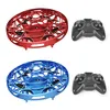 Regarder le contrôle des gestes Jouet pour enfants Suspension d'avion à induction UFO Mini drone jouets Induction Flying Spinning capteur de drone intelligent Lumière LED Quadcopter Qualité Premium