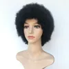 أزياء قصيرة الشعر الأسود الاصطناعية متموجة بوب الباروكات pixiec قطع الشعر مع الانفجارات الأمريكية الأفريقية للنساء السود في وضع مباشرة