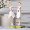 2pcs/set Beautiful Angel Resin Craft Fairy Figurines Wedding Gift Home Decoration hogar moderno fairy nordic garden angel 211105