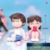 2pcs/set Mini Lovers Dolls Model Figures Micro Landscape Fairy Garden Gnomes Figurine Ornaments Decoration Miniature DIY Factory price expert design Quality