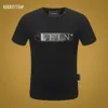 Designer PLEIN BEER T-SHIRT Heren T-shirts Merkkleding Strass Schedel Mannen T-shirts Klassiek Hoge kwaliteit Hip Hop Streetwear T-shirt Casual Top Tees PB Hoge kwaliteit