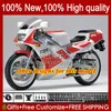 Bodys Kit for Yamaha Tzr-250 TZR 250 TZR250 R rR RR 88-91 화이트 레드 블크 보디웍 115no.21 YPVS 3mA TZR250R 88 89 90 91 TZR250-R TZR250RR 1988 1989 1990 1991 Moto Fairings