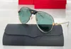 0242 Nuovi occhiali da sole popolari da uomo occhiali da sole ovali con aste in metallo e metallo occhiali semplici stile casual protezione UV 400 Invia con 2814