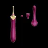 Nxy vibratorer zalo bess g-spot clitoral vibrator tre uppsättning kvinnlig massage pinne med swarovski kristall sex leksaker för kvinna 0106