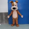 Festivalklänning Furry Dog Mascot Kostymer Carnival Hallowen Presenter Unisex Vuxna Fancy Party Games Outfit Holiday Celebration Cartoon Character Outfits