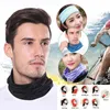 Sciarpe Unisex Uomo Donna Yoga Testa Viso Collo Ghetta Tubo Beanie Sciarpa Bandana Sport Outdoor Antipolvere 2022 Fastship Drop