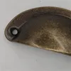 20st Retro bronsskalskivlådor Draghandtag Skåphandtag Köksdörrknappar Dekorativ hårdvara 70mm 608 R2