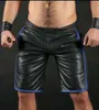 Men's Leather Basketball Shorts Available In 3 Colours H1210