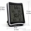 デジタルLCD環境温度計湿度計湿度温度計の大きな画面屋内家庭用温度計と湿度計XVT1144