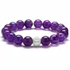 Amethyst Bracelet Beads Men's and Women's Crystal Bracelets S925 Silver Net Red Purchase Special