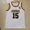 Vin Purdue Boilermakers Basketbol Forması NCAA Koleji Zach Edey Beyaz Boyut S-3XL Tüm Dikişli Genç Erkekler