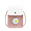 Kvinnors mobiltelefon noll plånbok koreansk blomma axelväska mode enkel diagonal väska liten väska 068