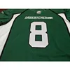 RARE Saskatchewan Roughrider Marcus Thigpen # 8 penny # 5 real Bordado completo College Jersey Tamaño S-4XL o personalizado cualquier nombre o número jersey