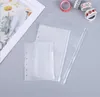 A5 / A6 / A7 Capa de Livro PVC Binder Limpar Saco de Armazenamento Zíper 6 Buraco Impermeável Papelaria Sacos Office Travel Documento Portátil