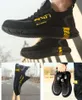 Fashion's Fashion's Toe Anti anti-fraceur Chaussures de travail de protection Hommes Anti-Slip Puntry Safe Boot Shoes Sneakers