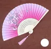 Party Favor Japanese style Fan Silk Female Fans Peony Chinese Painting Picture Retro Fans-Silk Folding Hold-Fan SN2907