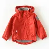 Frühling Herbst Kind Kind Kleidung Baby Mädchen Jungen Doppel-Deck Winddicht Wasserdicht Outwear Innere Polar Fleece 211011