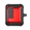 Armure Duel Couleur TPU PC Protection Casque Cas Anti-chute Étui De Protection Pour Apple Airpods 1 2 Pro Bluetooth Écouteur Couverture