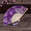 Chinese vintage handventilator met tassel bruiloft bruids partij gunsten opvouwbare zak fans