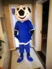 Professional Blue Football Mascot Costume Halloween Christmas Fancy Party Dress Cartoon Character Suit Carnival Unisex Adults Outfit