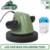 12V 10Inch Polisher Machine 3300rpm Random Orbital Two-handle Buffer Waxer Tool 60W Ideal For Car Sanding Polishing Waxing