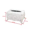 Acryl Tissue Box Universal Luxe Europees Papier Rack Office Tafel Accessoires Home KTV EL Carrosserie Houder 210818