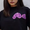 Marca na moda Decapitated Teddy Bear Top Mulheres Camiseta FLOCKING LOLTAR LOQUES Mangas curtas