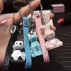 10 Teile/los Neue Mode Stereo Nette Dinosaurier Schlüsselbund Schlüsselanhänger Panda Koala Fuchs Mehrere Tier Schlüsselbund Cartoon Handy Tasche Spaß penda