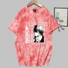 Bungo Stray Dog Anime T-shirt manica corta o-collo Tie Dye Uniex Y0809