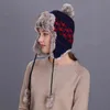 Boże Narodzenie śnieżynka dekoracja dzianiny kapelusz Dimi Student Cute Ciepły kapelusz z futro piłką Factory Direct Sal Winter Beanie Cap