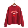 Harajuku Kawaii Erdbeere Hoodie Sweatshirt Frauen Koreanische Mode Sweatshirts süße süße Schulmädchen Streetwear 201212