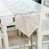 33 x 180 cm luksusowy stół biegacz z frędzlami do jadalni weselne przyjęcie świąteczne ciasto kwiatowe miękkie tkaniny dekoracji 210709