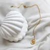 Подвесные ожерелья винтажный стиль ручной работы 2021 панк -ювелирные изделия звенья Золото -покрытая chokernecklace с человеком -портретным ожерельем символа