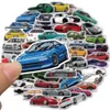 Car sticker 10/50/100pcs Sports Racing Car Stickers for Helmet Bumper Luggage Bicycle Snowboard Cool Vinyl Decals Sticker Bomb JDM Styles
